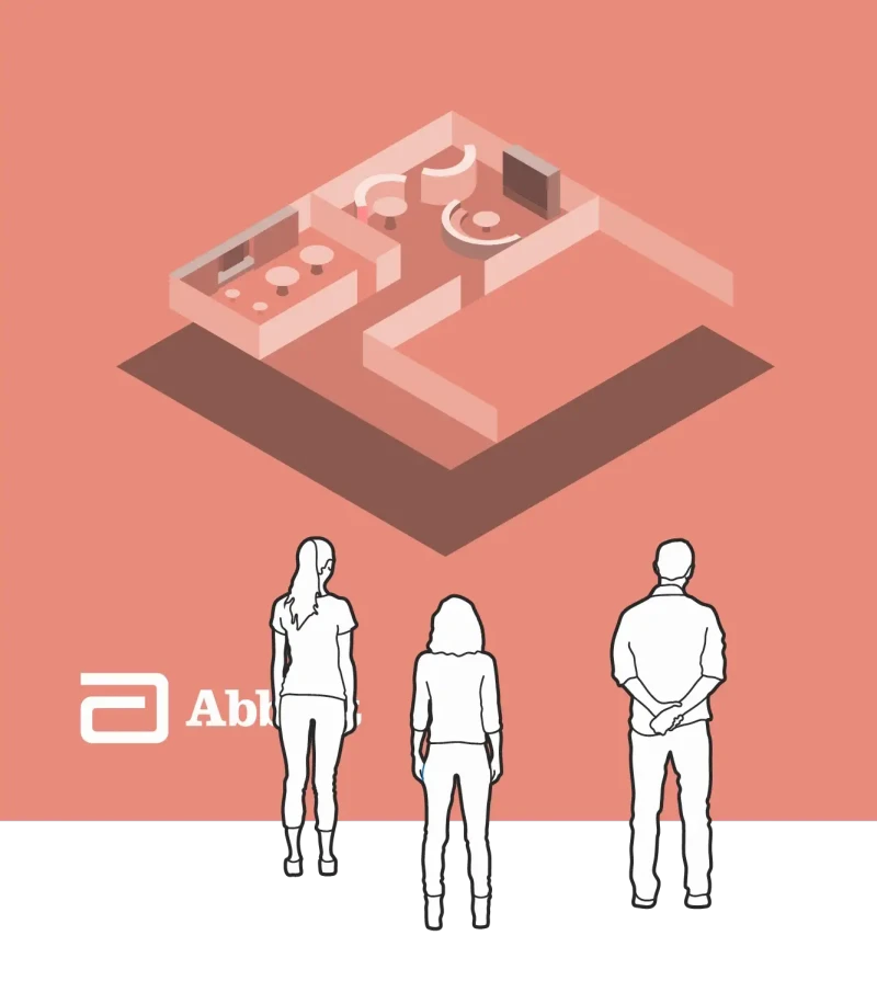 Layout of a customer experience center