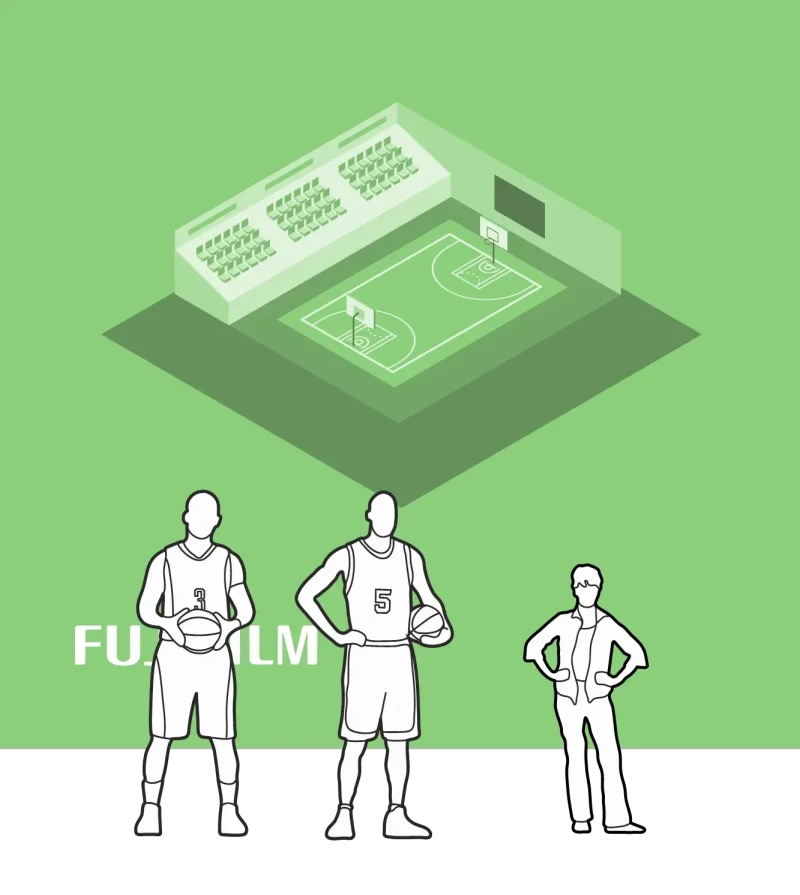 Basketball stadium