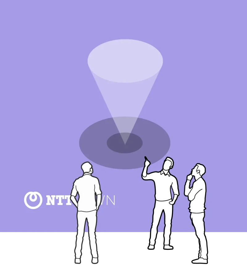 Illustration of a photonic beam representing advanced optical network technology.