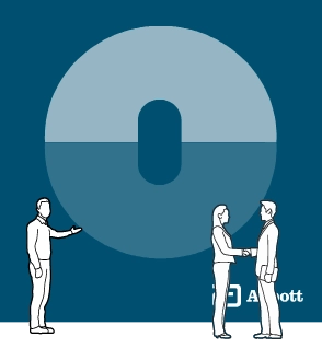 Traveling exhibition for a medical solutions provider